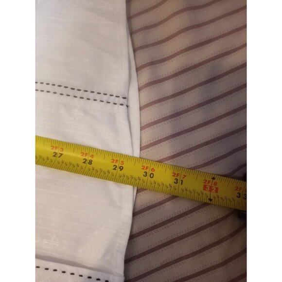 ROAR Buckle Enough Excuses Mens White Embroidered Long Sleeve Button Shirt Large - Picture 15 of 15